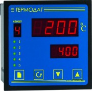 Термодат-13КТ5 пятиканальный ПИД-регулятор температуры и аварийный сигнализатор со светодиодными индикаторами